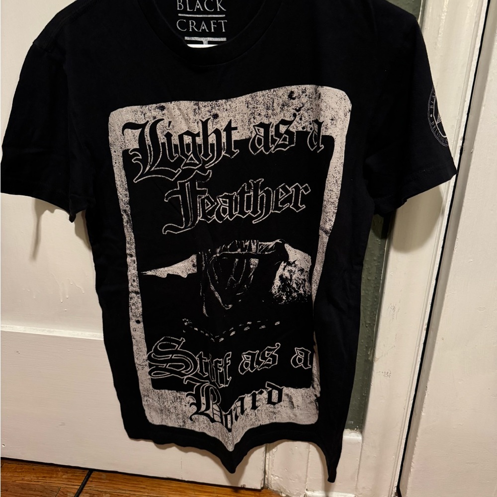 Blackcraft Cult Light as a Feather Stiff as a Board shirt
